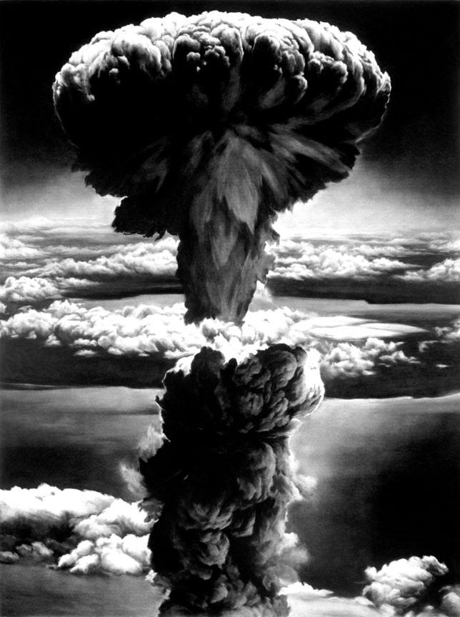 Robert Longo Drawing of Nagasaki