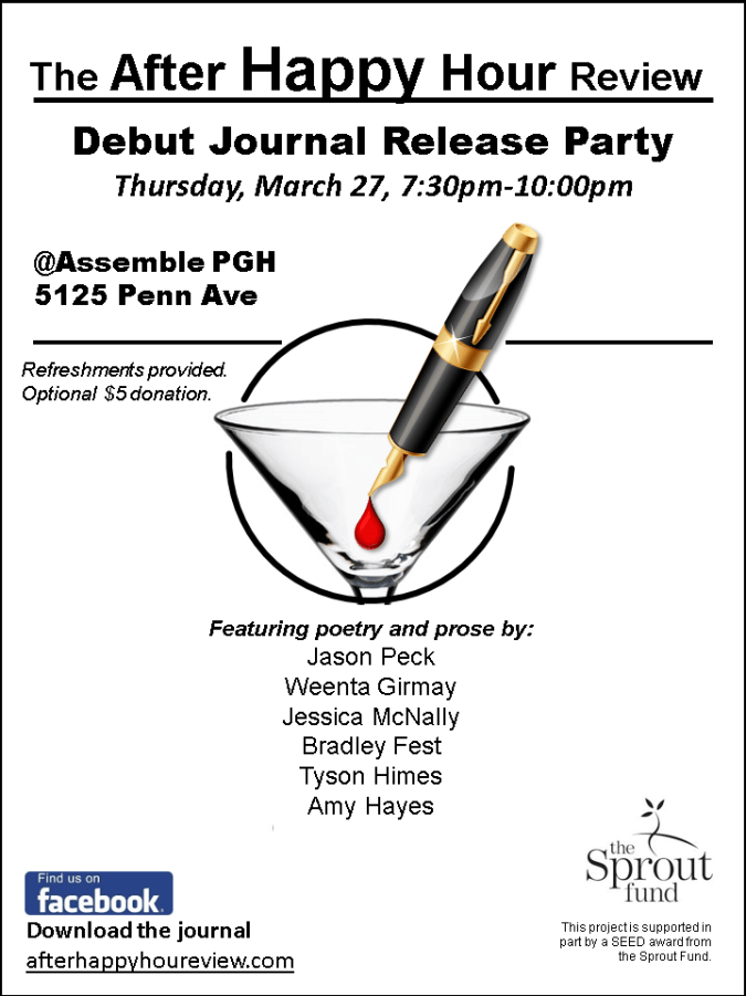 After Happy Hour Review Reading Series Poster