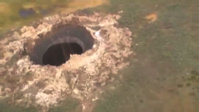 giant siberian crater